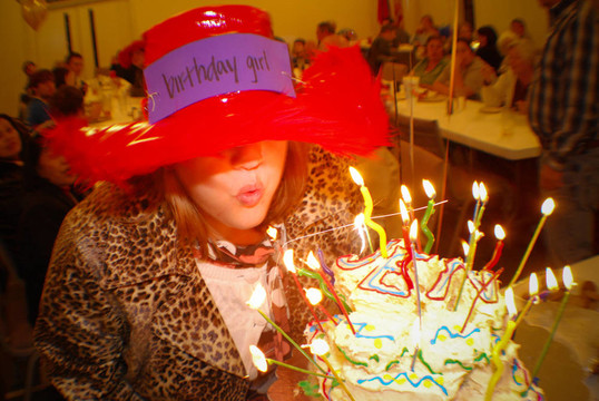 過(guò)生日的女孩