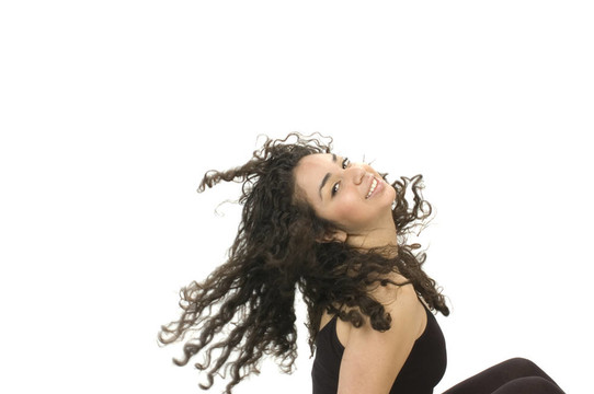 美麗的年輕的西班牙女人