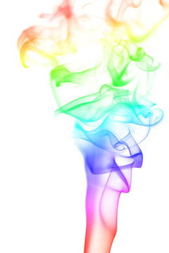 彩虹煙支柱