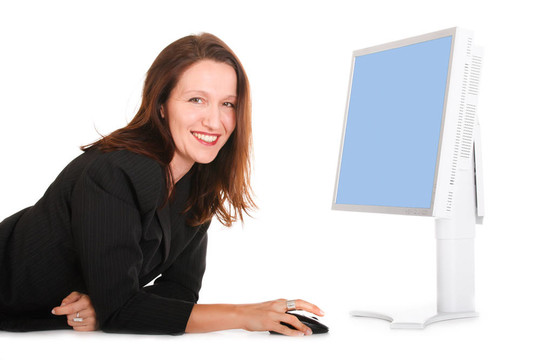 businnesswoman沖浪
