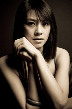 美麗的亞洲女子