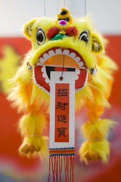 中國獅舞裝飾
