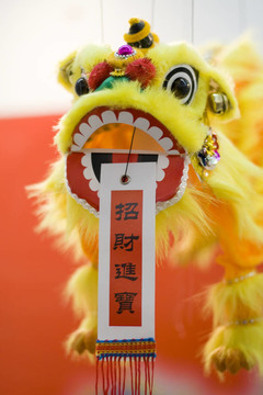 中國(guó)獅舞裝飾