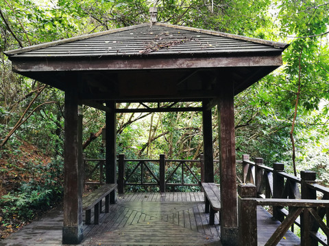 深圳筆架山森林公園涼亭