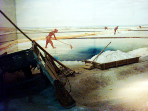 鹽農(nóng)曬鹽 古代鹽場