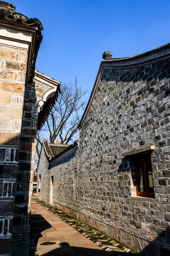 古建筑街弄 江南 古建筑 舊街