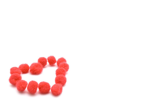 Valentine Pompon Heart（2）