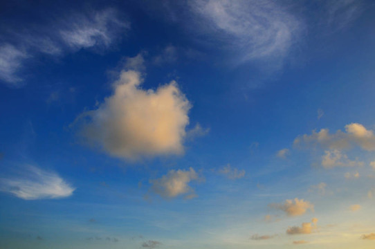 藍(lán)色的天空背景