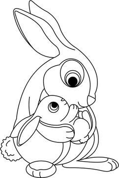 rabbit_hood_bw