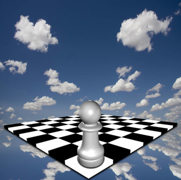 棋盤上的棋子