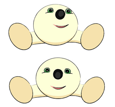 一個(gè)可愛的角色的插圖