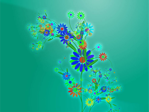 花藝主題設(shè)計(jì)插畫