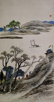 齊白石山水國畫