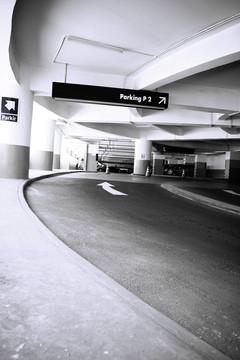 停車場的路