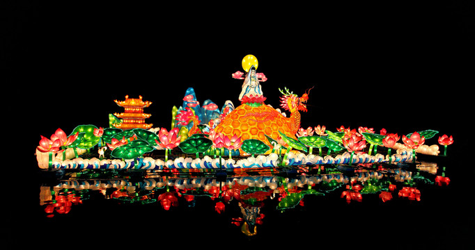 南海觀音彩燈