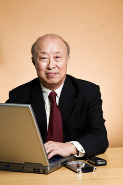 成熟的商人