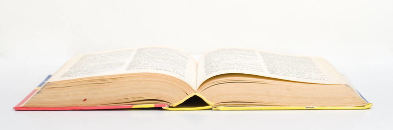 打開的書