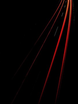 夜間交通燈