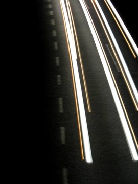 夜間交通燈
