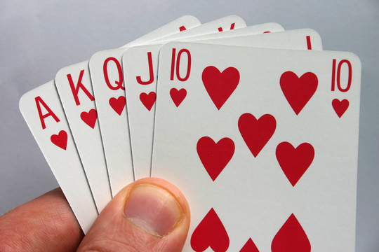 抱著Royal Flush