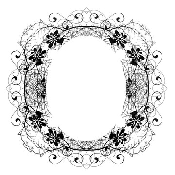 裝飾抽象數(shù)字設(shè)計-圓形框架