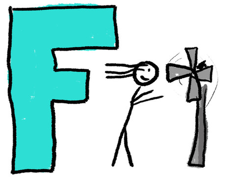 字母F