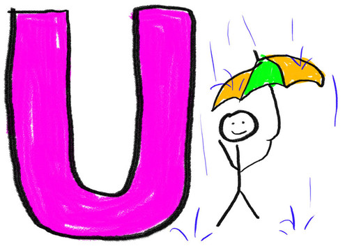字母U