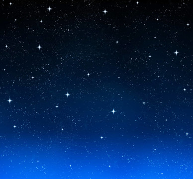 夜空中的星星