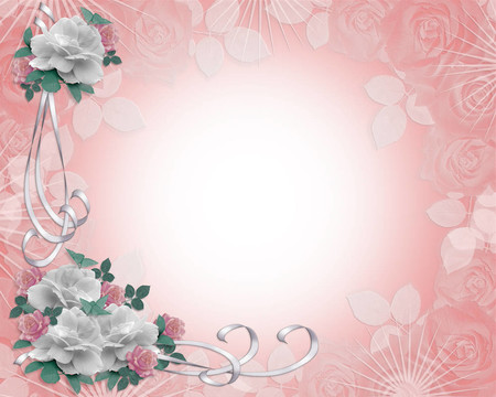 婚禮邀請(qǐng)玫瑰邊境