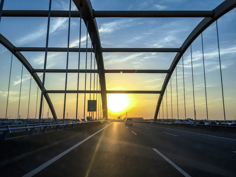 大橋夕照
