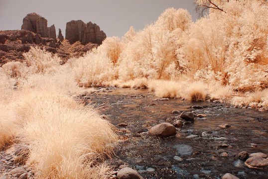 沙漠里的河