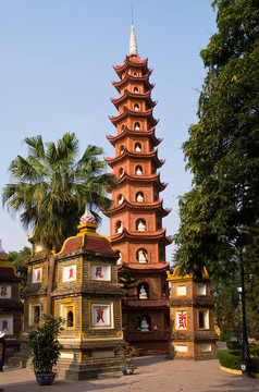 Tran Quoc Pagoda在河內