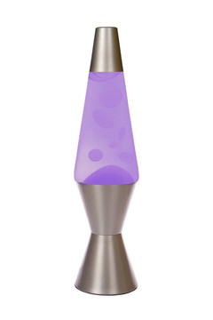 紫色Silver Lava Lamp