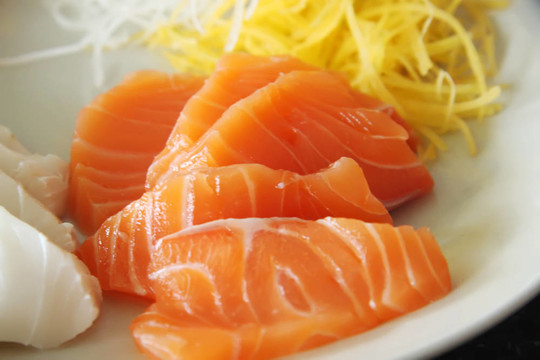 生魚片的安排