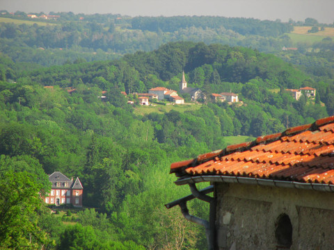 從圣Bertrand de Comminges全景