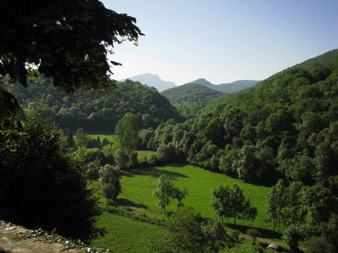 從圣Bertrand de Comminges全景