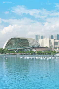 新加坡旅游城市天際線