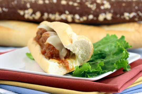 肉丸三明治