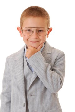 男孩的商人