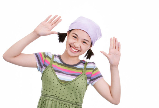 快樂(lè)的女孩