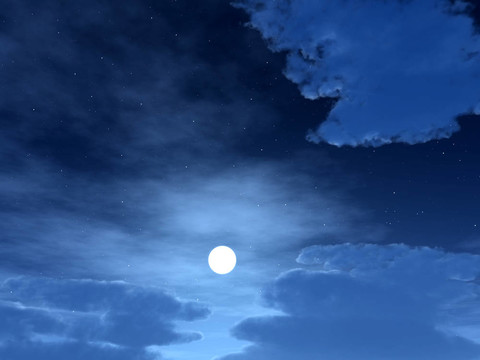 夜晚的天空