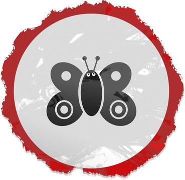 垃圾的蝴蝶標(biāo)志