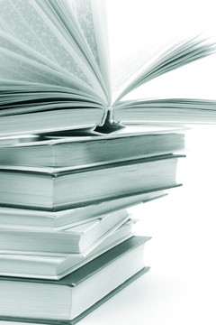 堆書