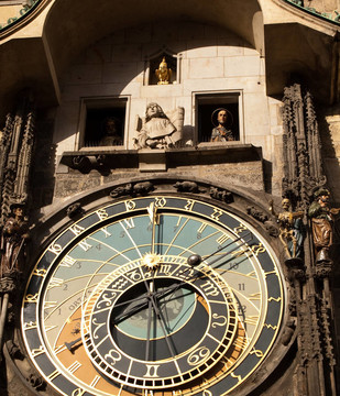 Orloj。著名的天文鐘