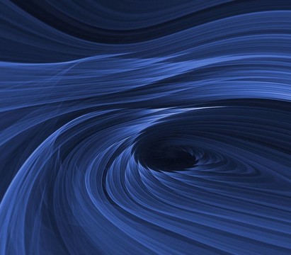 平滑藍扭曲