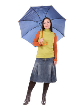打著雨傘的女人