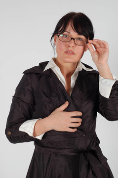 女人與筆記本