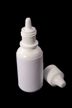 黑背景人工淚液瓶