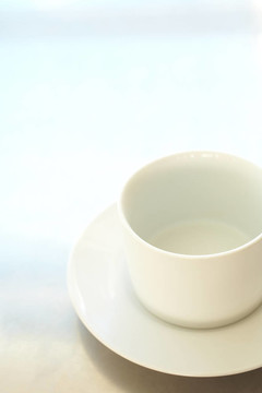 空白咖啡杯