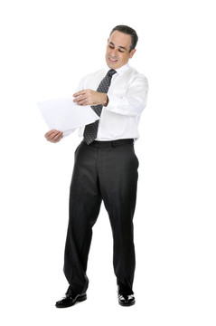 困惑的商人